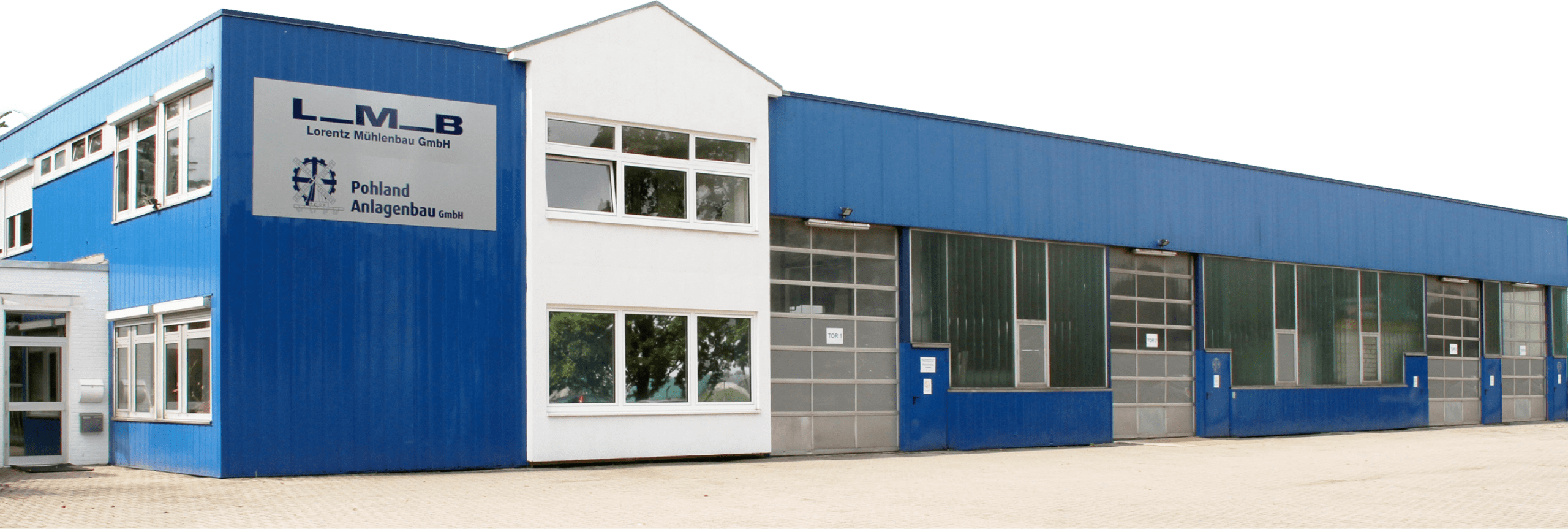 Exterior view of our production hall